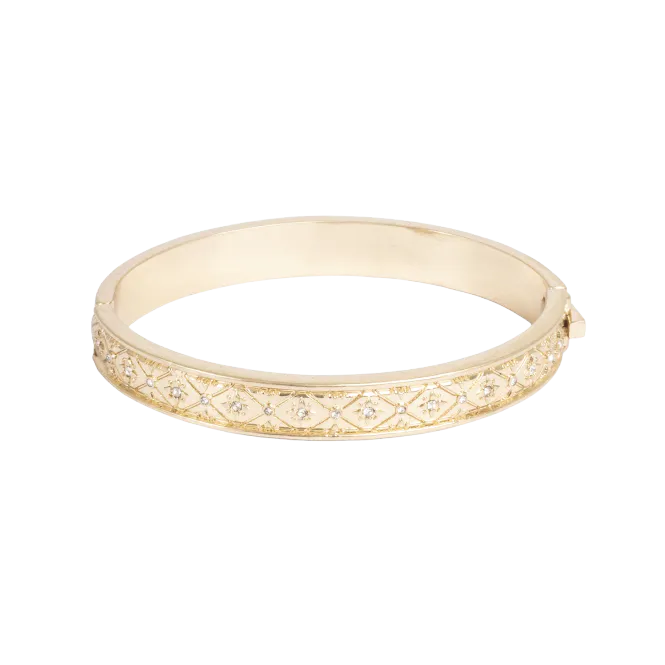 Hovedbilde Armbånd bangle gullbelagt