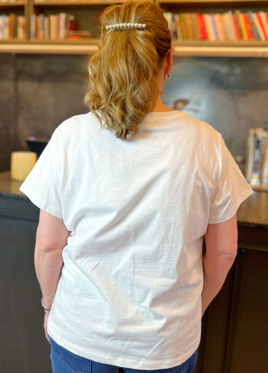 Irene t-shirt blå hortensia