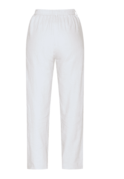 Hovedbilde Sølvi linbukse hvit 78 cm