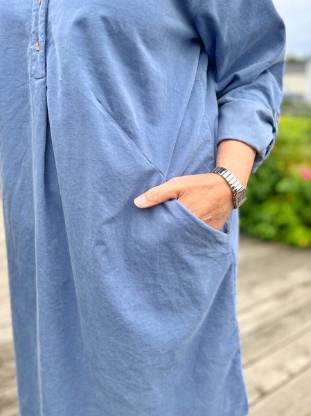 Hovedbilde Marion cordkjole støvblå