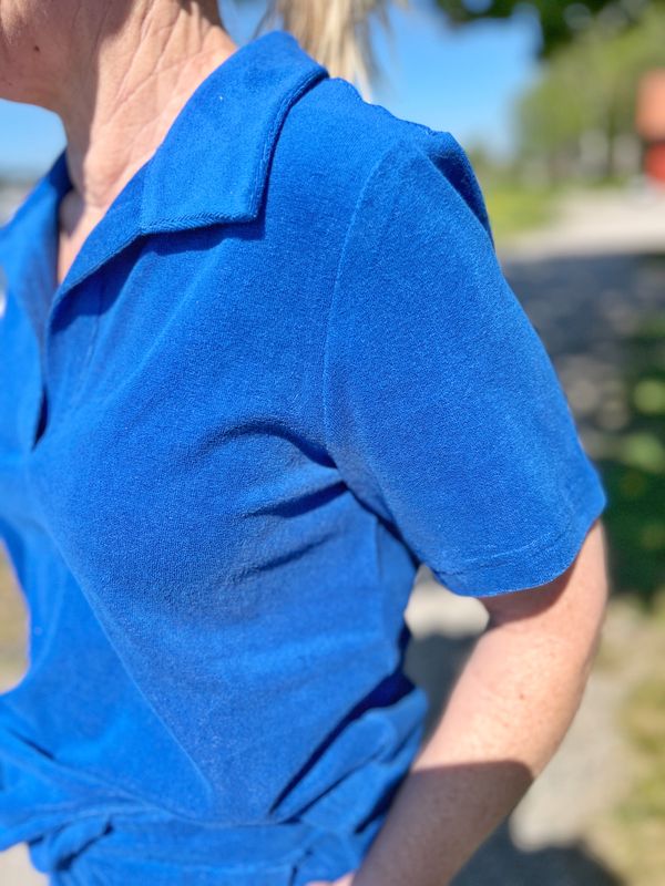 Jenny t-shirt blå frotté