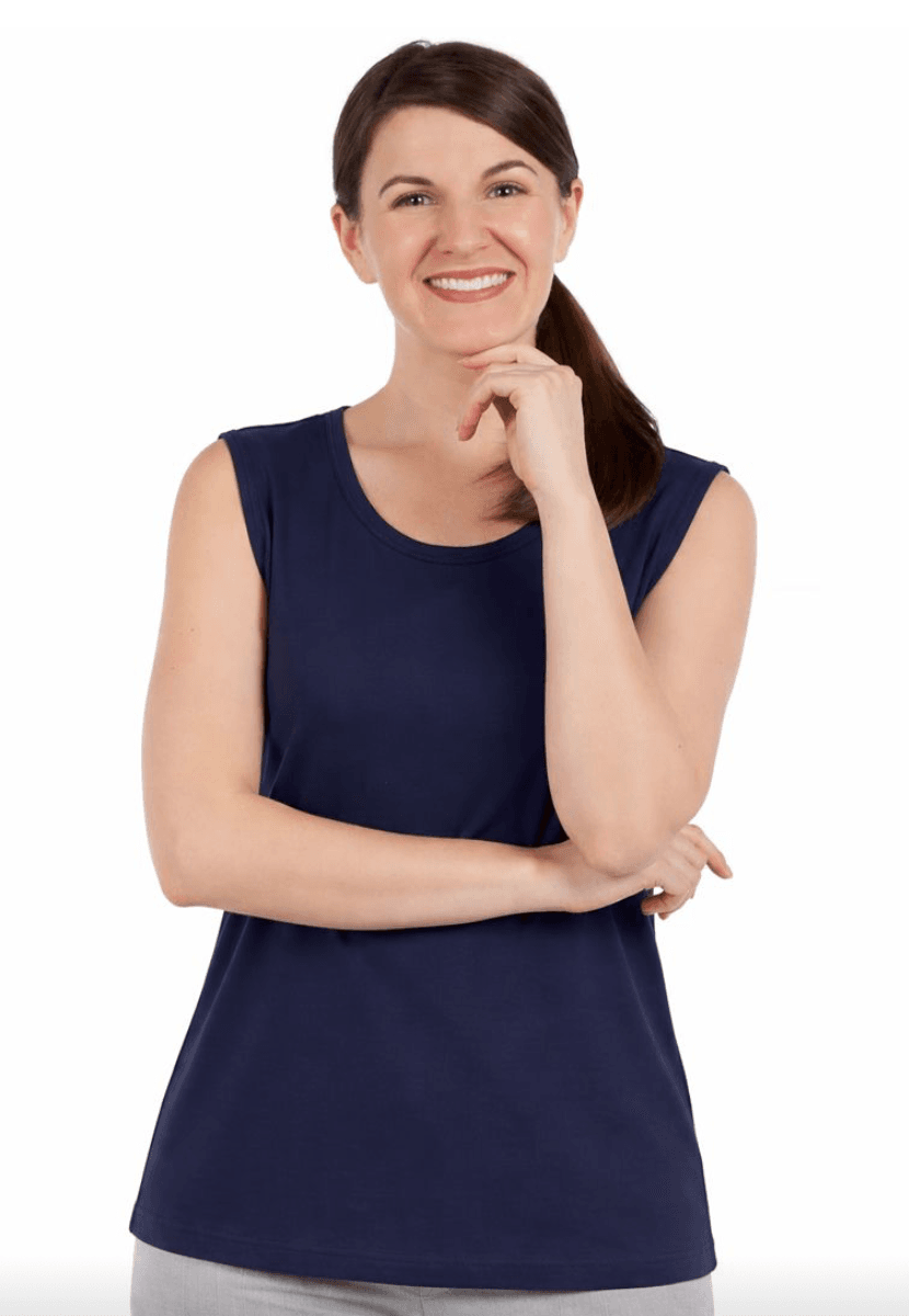 Mona basic singlet marine