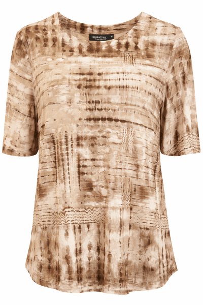Hovedbilde Lisen t-shirt mocca batikk