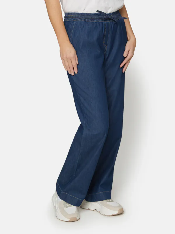 Silje denimbukser med god vidde