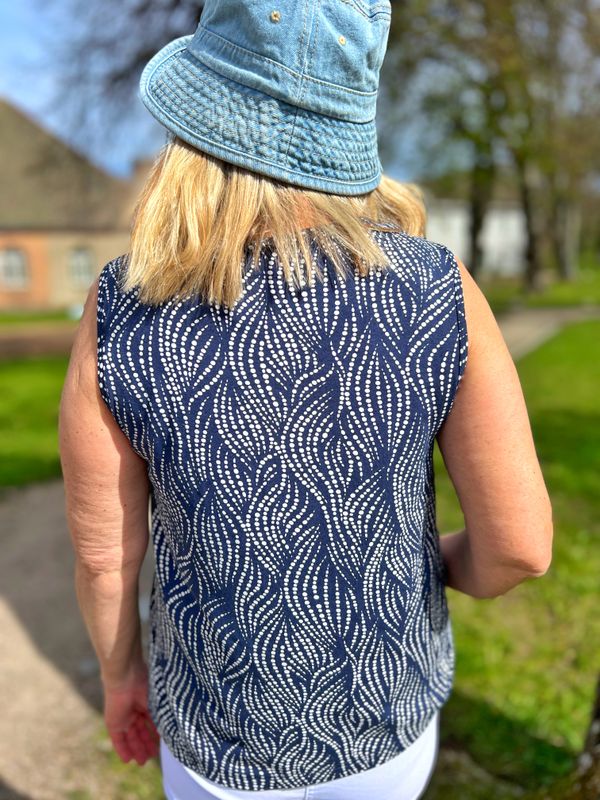 Elisabeth singlet  midnattsblå