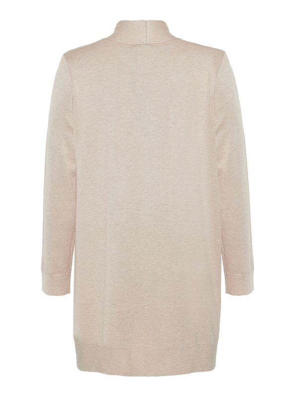 Amalie strikkejakke beige melert