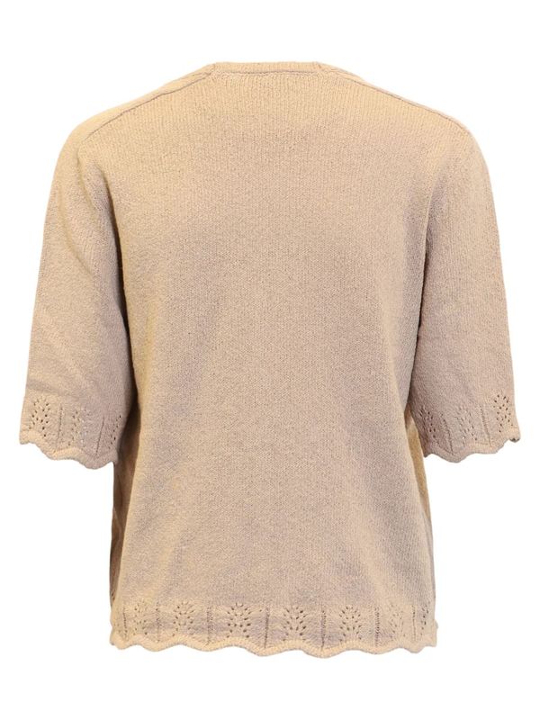 Lisen sommer-cardigan naturbeige