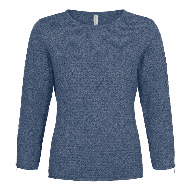 Hovedbilde Unni bomulls-genser blue melange