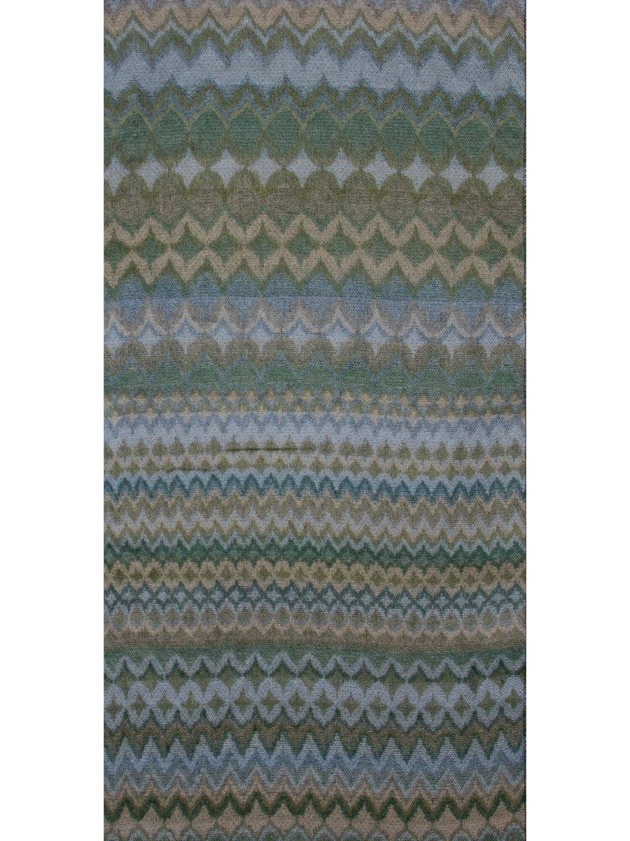 Tubeskjerf zizag naturgrønn