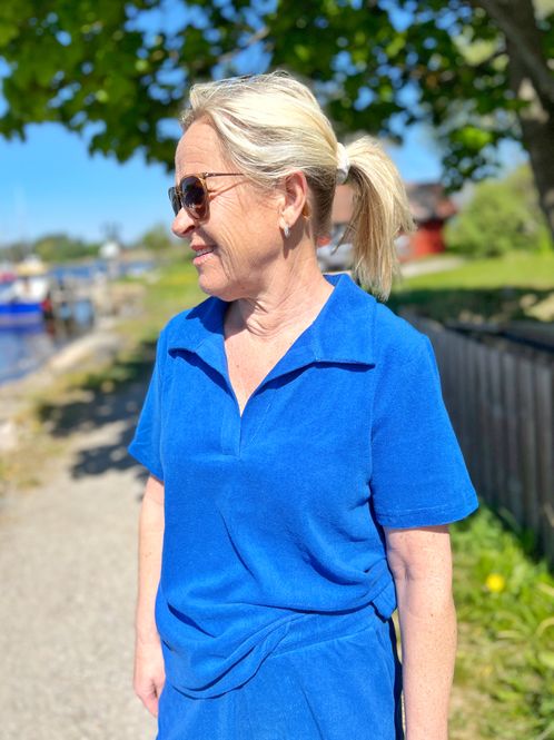 Hovedbilde Jenny t-shirt blå frotté