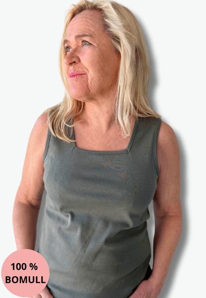 Hovedbilde Inger singlet olivengrønn