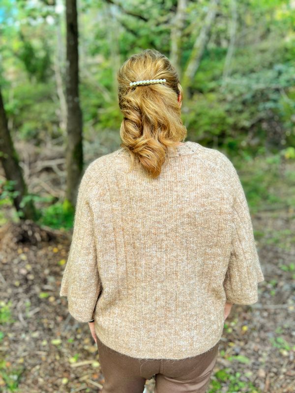 Hilde ullgenser beige melert