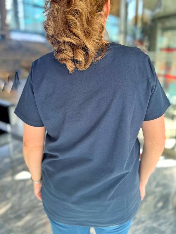 Fransa perfekt t-shirt 🌟​ mørk blå