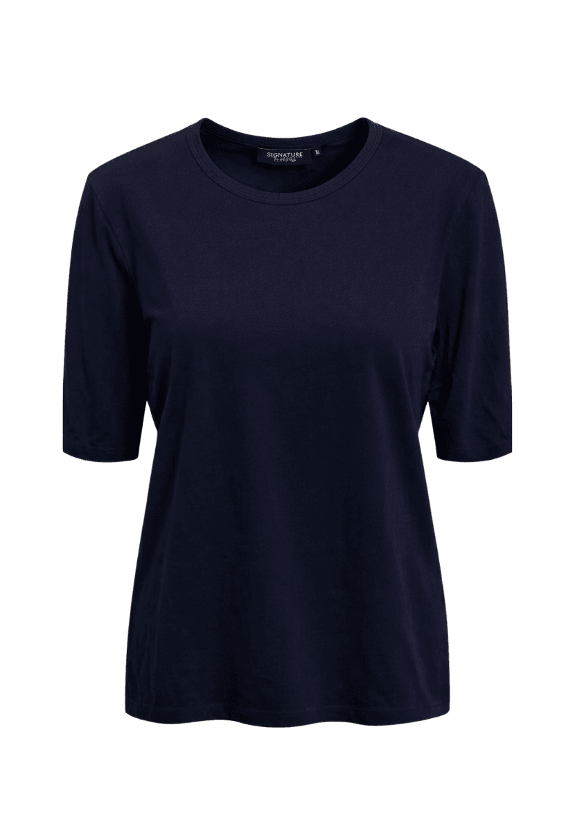 Mona basic t-shirt marineblå