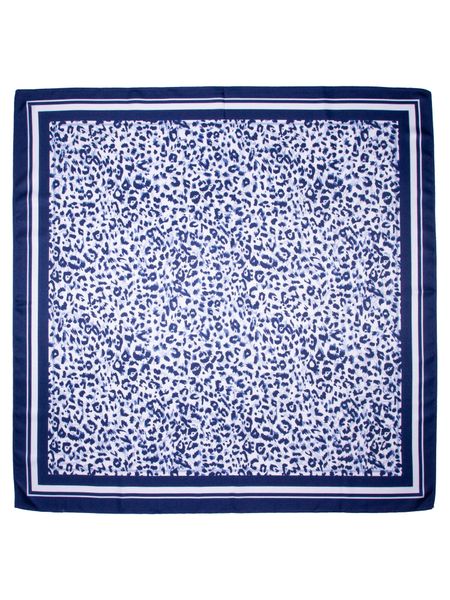 Hovedbilde Skjerf dyreprint navy
