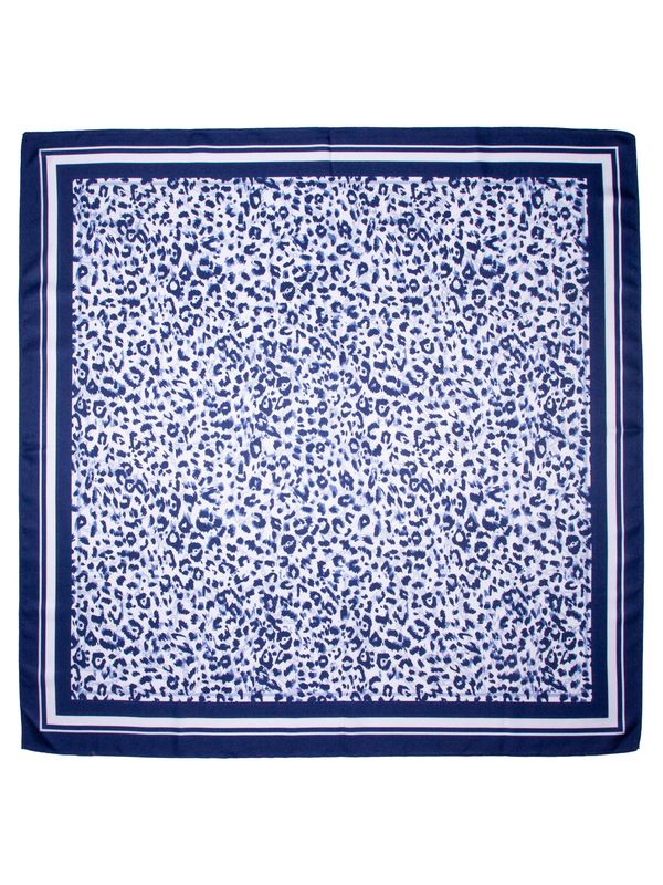 Skjerf dyreprint navy